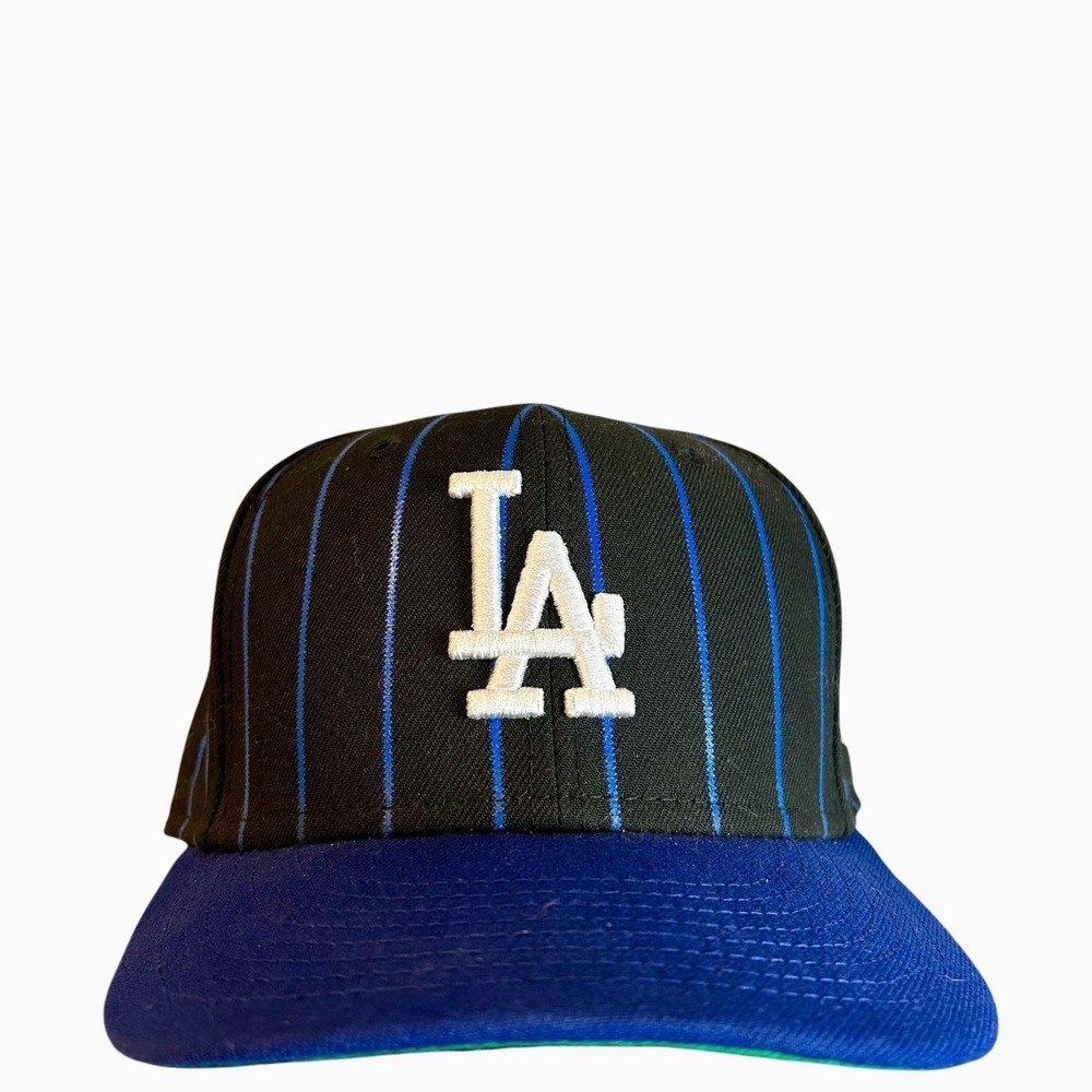 New Era 59Fifty Size 7 3/8 Los Angeles Dodgers Birdcage Pinstripe Fitted Hat